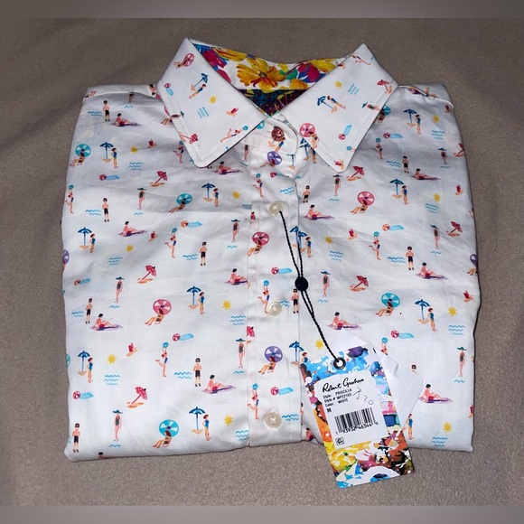 Robert Graham Women Long Sleeve Top - Picture 4 of 7